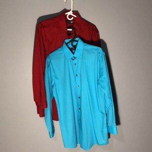 Men’s Button Up LongSleeve Dress Shirts